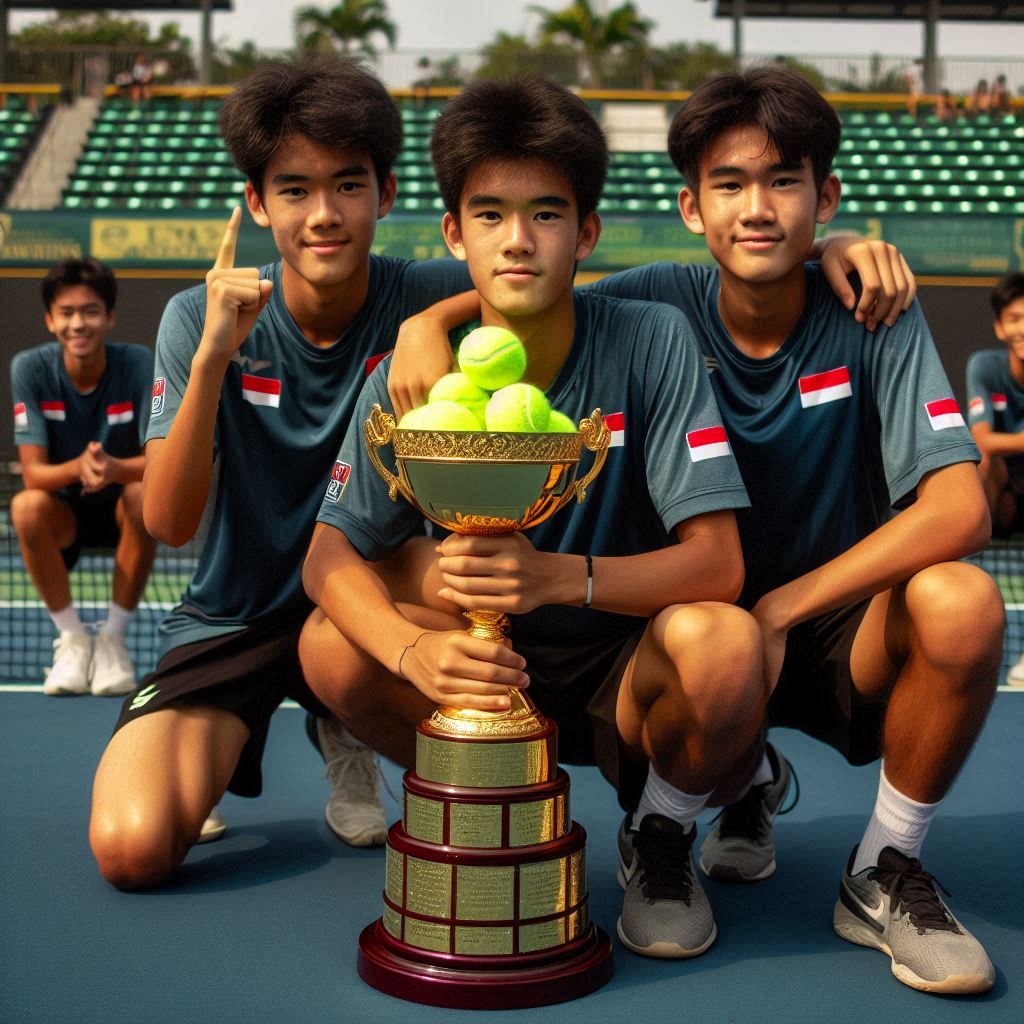 Kejuaraan Tenis Junior Asia Indonesia Cetak Banyak Prestasi